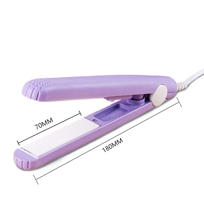 Mini Hair-Straightener Flat Iron Ceramic Hair Straightener Dry and Wet Thermostatic Electric Curling Iron Fashion Styling Tools
