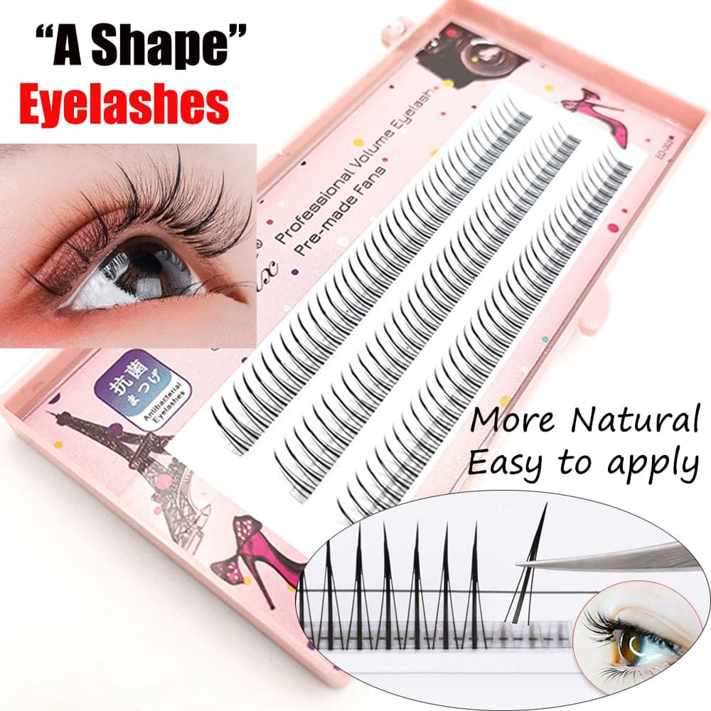 Premade Volume False Eyelashes Extension Natural Cluster Long Lasting Easy to apply DIY Eye Makeup Tools
