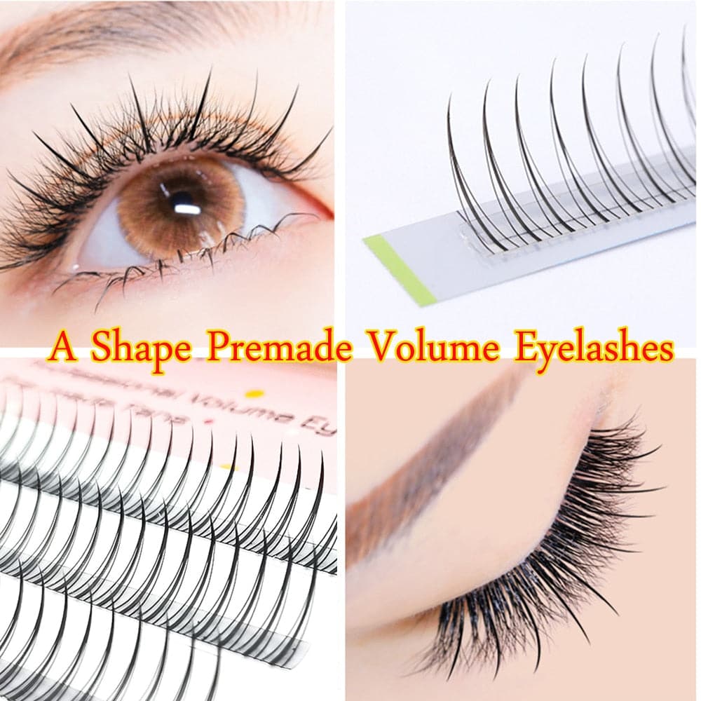 Premade Volume False Eyelashes Extension Natural Cluster Long Lasting Easy to apply DIY Eye Makeup Tools