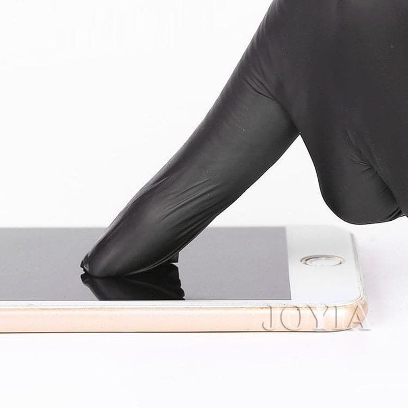 Black Gloves Disposable Latex Free Powder-Free Exam Glove Size Small Medium Large X-Large Nitrile Vinyl Synthetic Hand