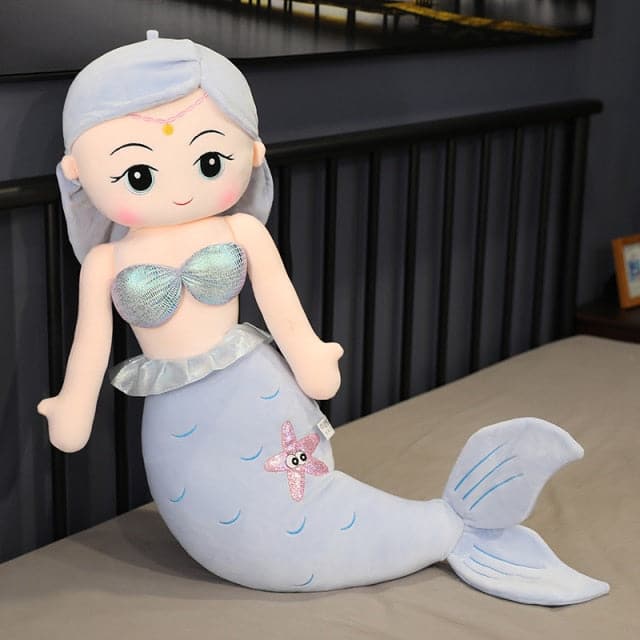 Mermaid Plush Toys Soft Baby Sleep Partner Beautiful Girls Dolls For Baby Sleeping Hug