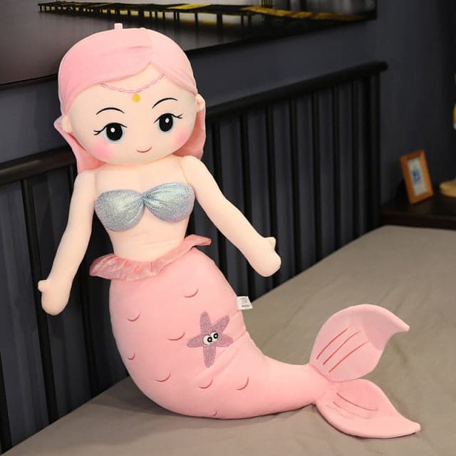 Mermaid Plush Toys Soft Baby Sleep Partner Beautiful Girls Dolls For Baby Sleeping Hug
