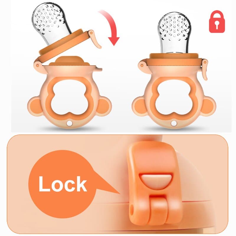 Baby Nipple Fresh Food Nibbler Baby Pacifiers Feeder Kids Fruit Feeding Nipple Safe Supplies Nipple Teat Pacifier Bottles