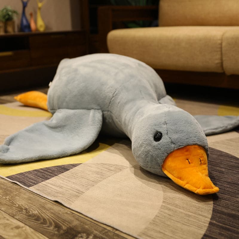 Giant Duck Plush Toys Fluffy Sleep Pillow Goose Doll for Rest and Reading Home Decor HolidaY Gifts