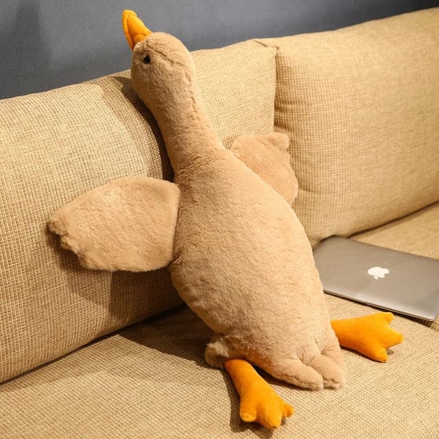Giant Duck Plush Toys Fluffy Sleep Pillow Goose Doll for Rest and Reading Home Decor HolidaY Gifts