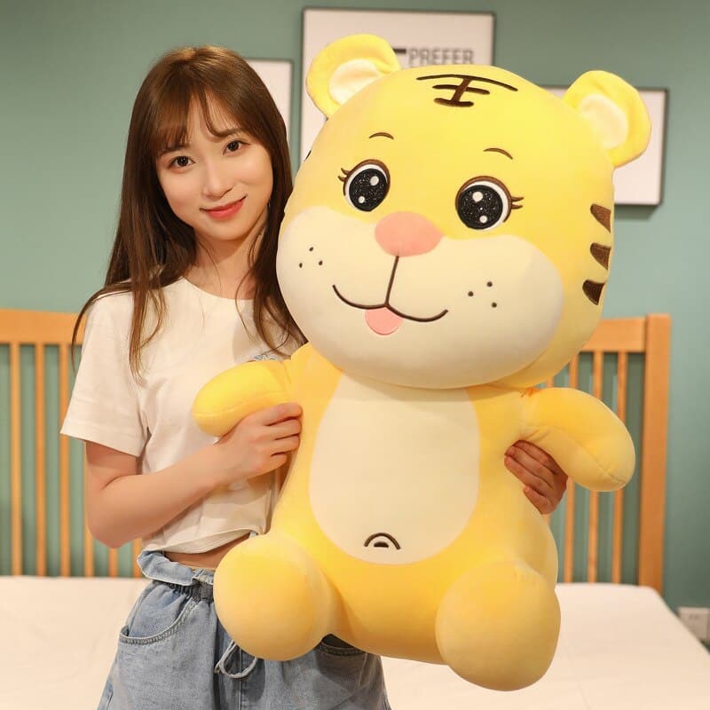 Cute Little Tiger Doll Plush Toy Child Doll Boy and Girl Mascot Birthday Gift