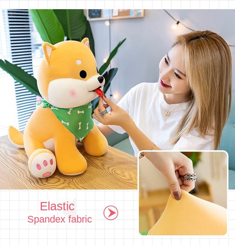 Cute Shiba Inu Doll Dog Plush Toy Sleeping Pillow Home Decor for Kids Gifts