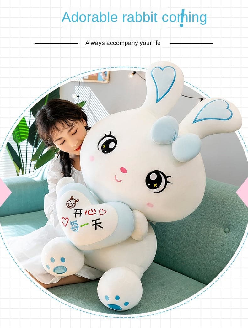Sweet Love Hearts Cartoon Rabbit Plush Toy Dolls Sofa Decorative Best Gifts For Lover