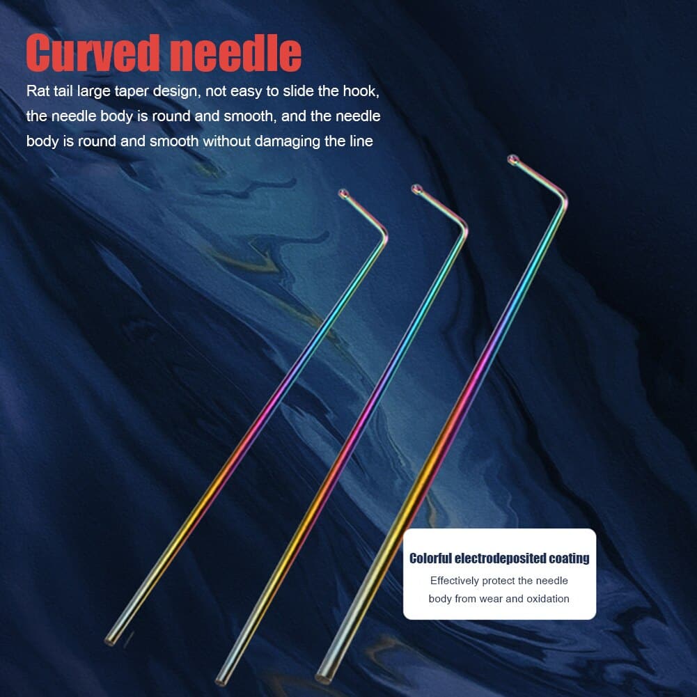 Stainless Steel Fishing Nail Knot Tying Fly Knock Fish Hook Decoupling Tool Flying Protection Knock Hard Stop Needle Unhooker