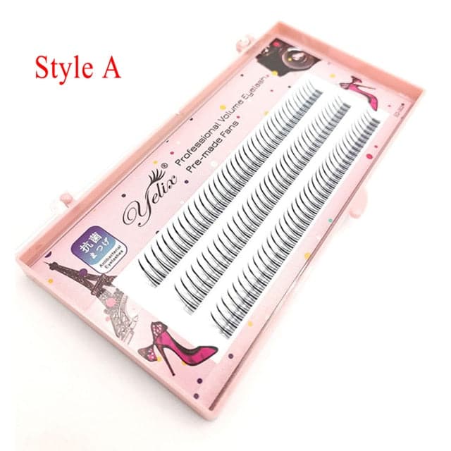 Premade Volume False Eyelashes Extension Natural Cluster Long Lasting Easy to apply DIY Eye Makeup Tools