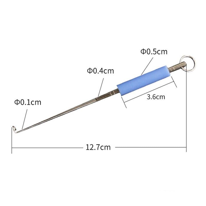 Stainless Steel Safety Extractor Fishing Hook Detacher Remover Rapid Decoupling Device for Fishing Tools Portable Fishing Tackle