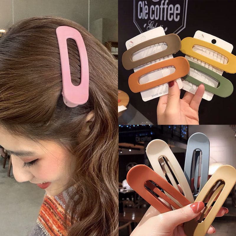 New Net Hairpin Large One-word Clip Side Girl Clip Bangs Headdress Female Hairpin