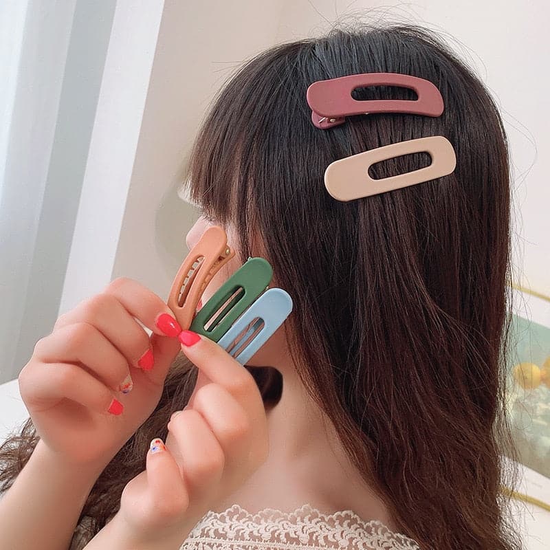 New Net Hairpin Large One-word Clip Side Girl Clip Bangs Headdress Female Hairpin