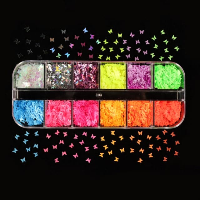 1 Set Natural Floral Nail Art Decorations Mixed Color Nail Decal Jewelry Dried Flower Accessories For DIY Manicure Design