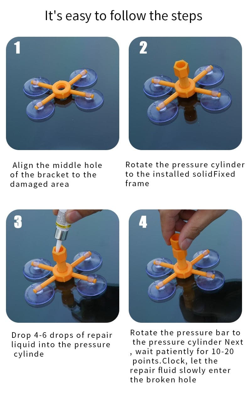Car Windshield Blade Fluid Glass Repair Auto Glass Nano Repair Liquid DIY Window Repair Tool From Scratch Crack Reduction