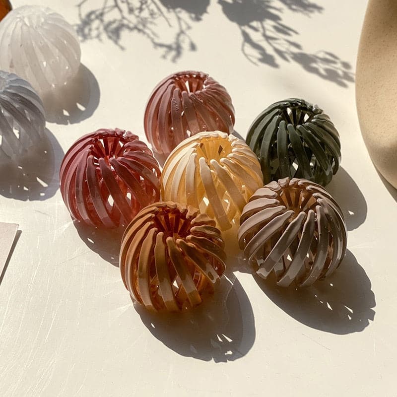 Bun Hair Claw Horsetail Buckle Hair Clip Bird Nest Female Ponytail Expanding Hair Accessories