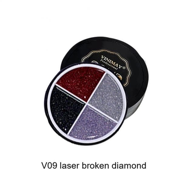 4 Color Solid Canned Nail Polish Gel UV LED Professional Phototherapy Painting Gel DIY Nail Art Design Nail Gel