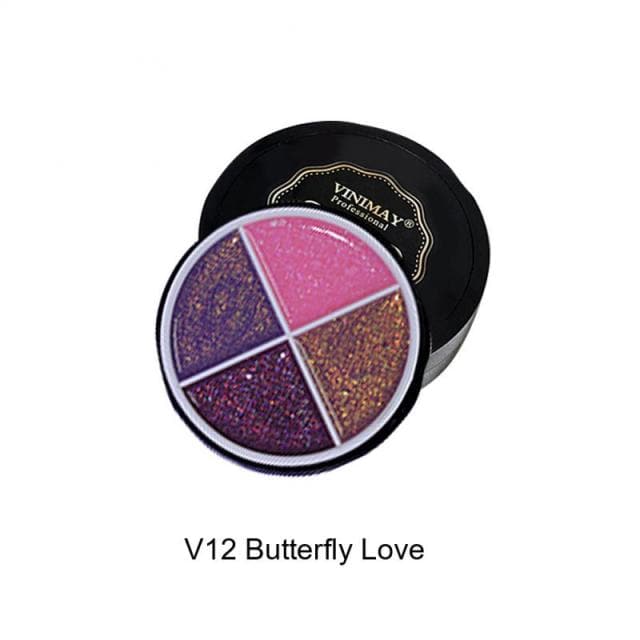 4 Color Solid Canned Nail Polish Gel UV LED Professional Phototherapy Painting Gel DIY Nail Art Design Nail Gel