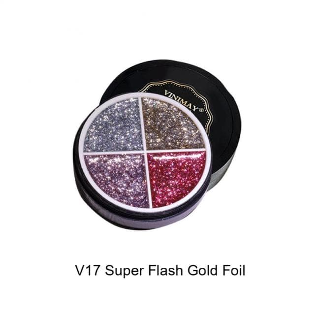 4 Color Solid Canned Nail Polish Gel UV LED Professional Phototherapy Painting Gel DIY Nail Art Design Nail Gel