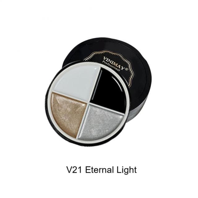 4 Color Solid Canned Nail Polish Gel UV LED Professional Phototherapy Painting Gel DIY Nail Art Design Nail Gel
