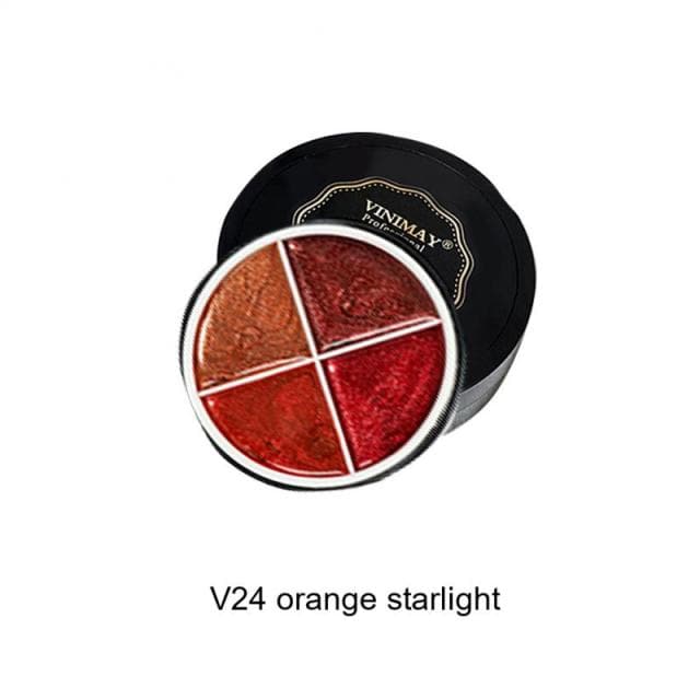4 Color Solid Canned Nail Polish Gel UV LED Professional Phototherapy Painting Gel DIY Nail Art Design Nail Gel