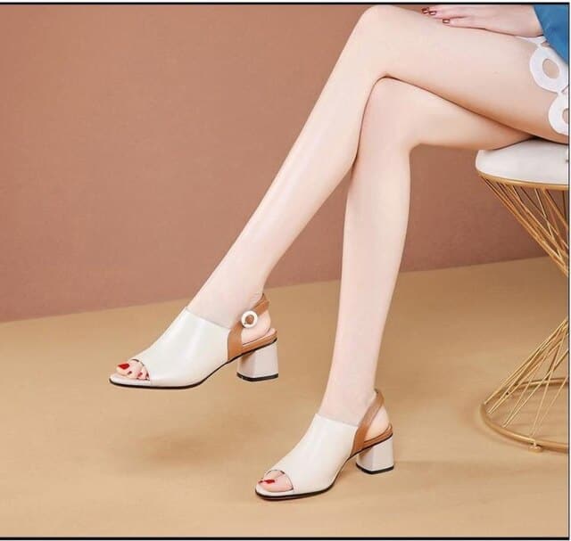 Hot Buckle Jelly Sandals Open Toed High Heels Women Slingback Pumps Zapatos Tacon Sapatos Femininos