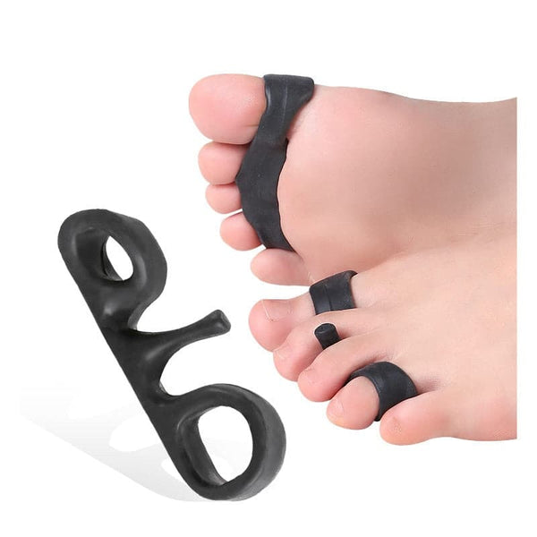 2Pcs Toe Separator Bone Corrector Straightener Silicone Gel Foot Fingers Protector Bunion Adjuster Feet Massager Foot Care Tool