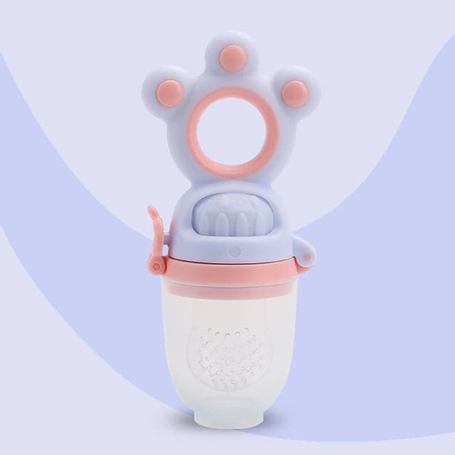 Baby Teether Nipple Fresh Fruit Food Vegetable Bite Bag Pacifier Safe Eat Silicone Feeder Supplement Oral Care Bottle Teat