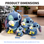 Cute Blue Plush Doll, Sleep Companion Stuffed Toy, Birthday Gift