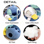 Cute Blue Plush Doll, Sleep Companion Stuffed Toy, Birthday Gift