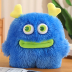 Big Mouth Monster Plush Cushion - Cute Sausage-Lip Stuffed Toy, Companion Gift