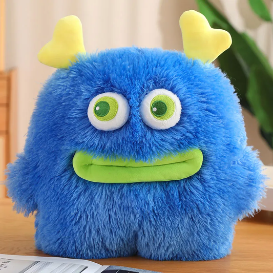 Big Mouth Monster Plush Cushion - Cute Sausage-Lip Stuffed Toy, Companion Gift
