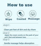 Pet Paw Cream for Dog and Cat Paws Dry Moist Foot Pad Care