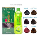 TikTok  Hair Dye Shampoo Anti-allergy Non-stick Scalp Hair Dye