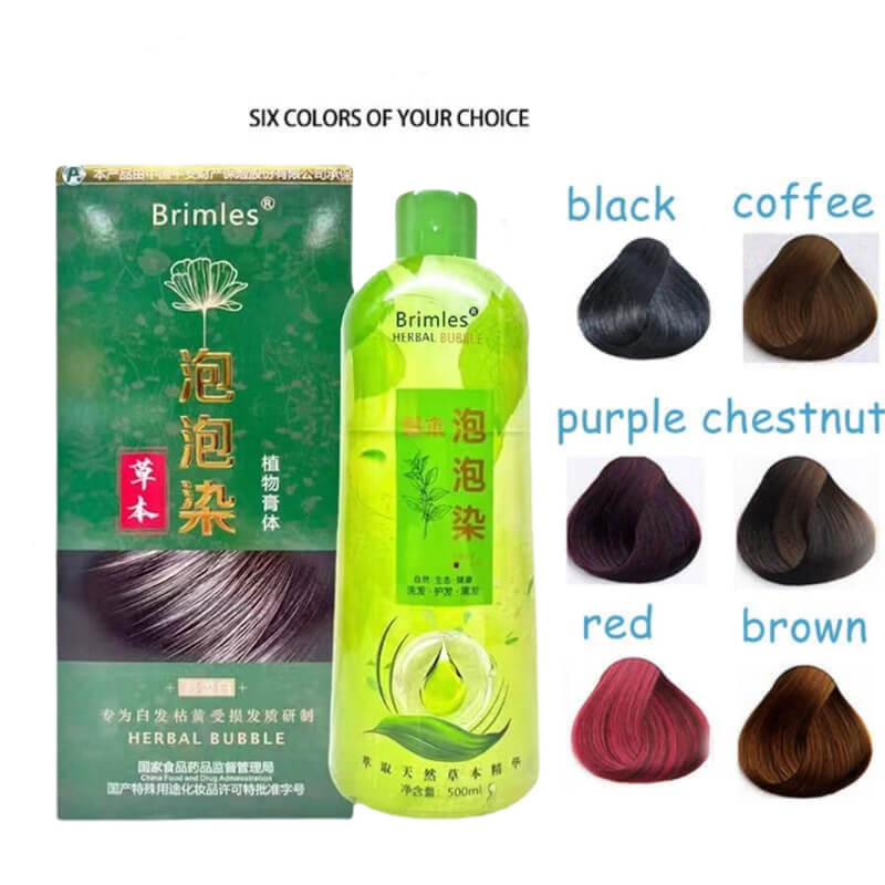 TikTok  Hair Dye Shampoo Anti-allergy Non-stick Scalp Hair Dye
