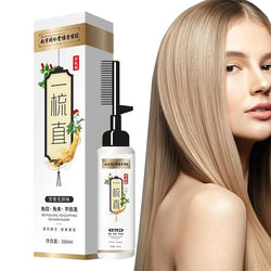 Protein Correcting Hair Straightening Softening Comb Cream
