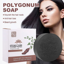 Polygonum Multiflorum Plant Extract Nourishing Hair Roots Cleaning Oil Control Handmade Soap