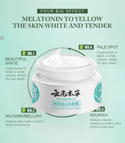 Whitening Freckle Cream  Dark Spots Face Moisturizing Dr.Hancy  Skin Care