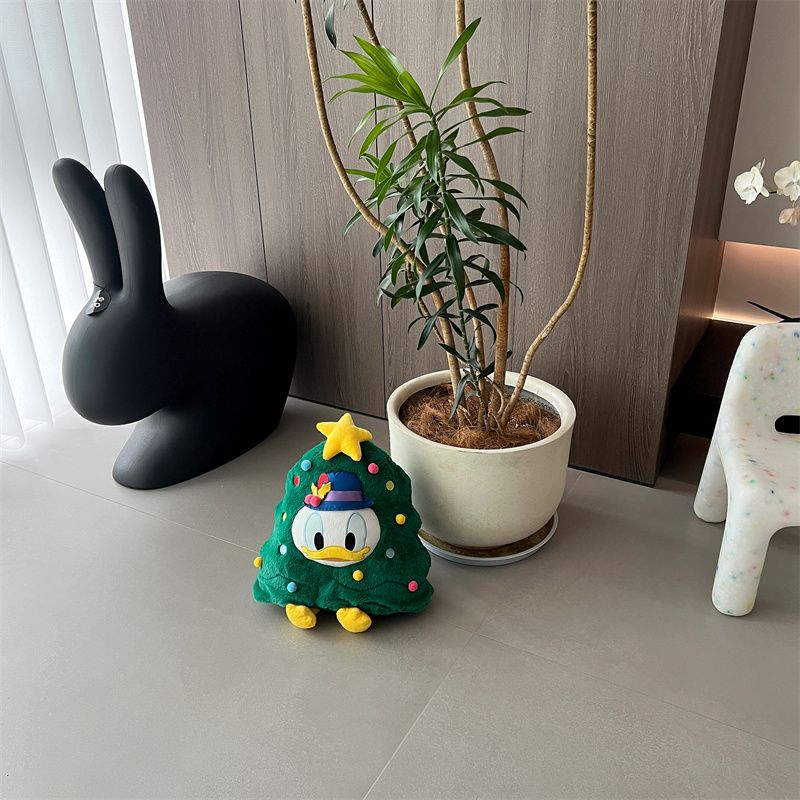 Adorable Donald Duck Christmas Tree Plush Pillow - Perfect Birthday Present for Kids & Girls