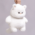 Fluffy Baby White Cat Doll Plush Toy