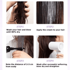 Protein Correcting Hair Straightening Softening Comb Cream