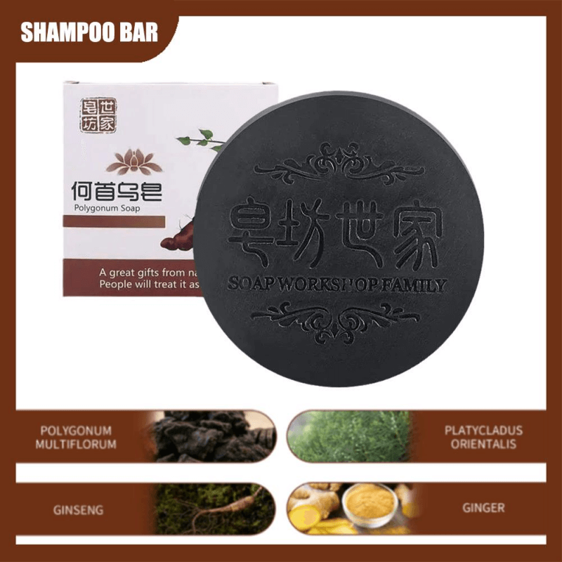 Polygonum Multiflorum Nourishing Hair Roots Oil Control Handmade Soap