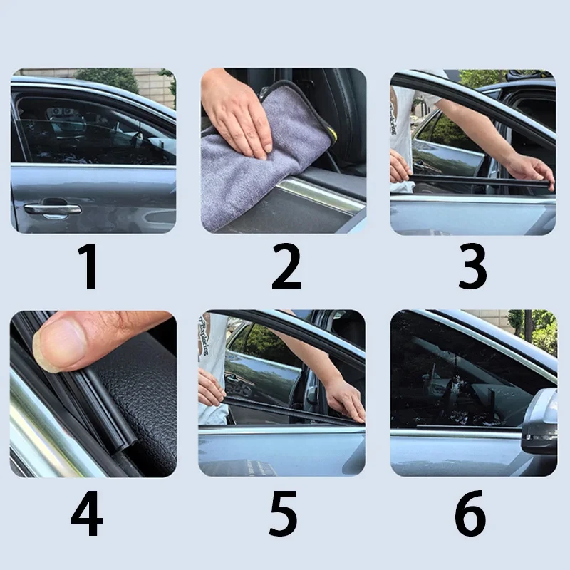 TikTok Car Side Window Wiper Premium All-Seasons Durable Stable And Quiet 991