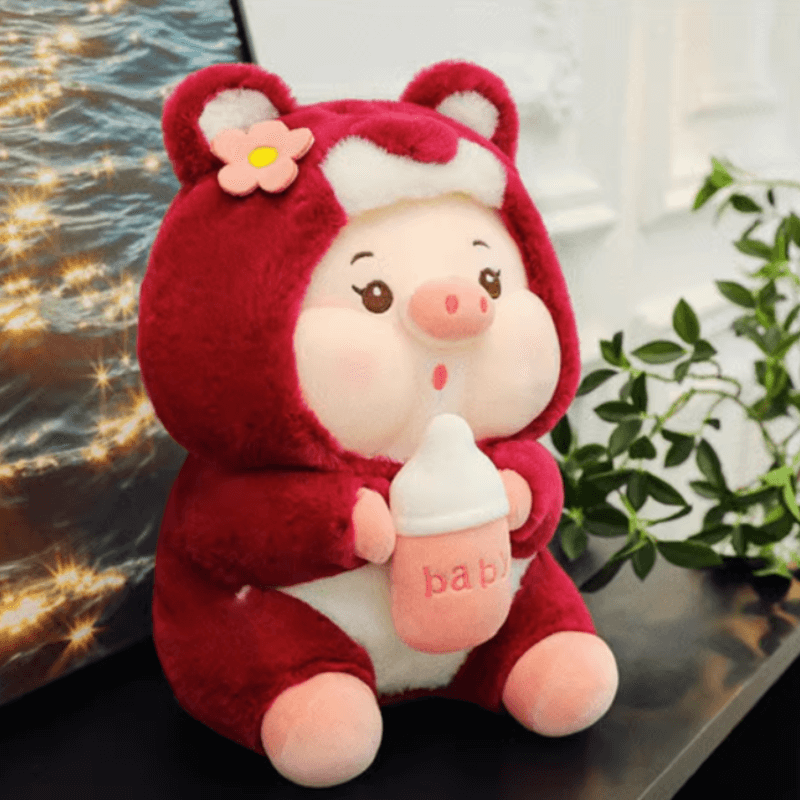 Transformation Pig Doll Plush Toy Ragdoll Child Companion Doll Birthday Gift