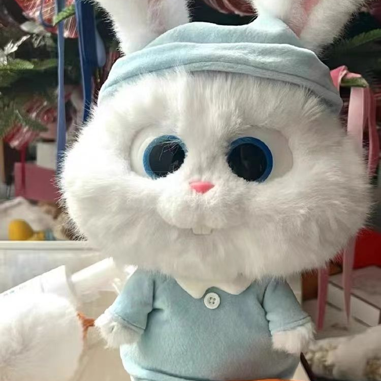 White Rabbit Doll Plush Toy Soft Cute Bunny Toy