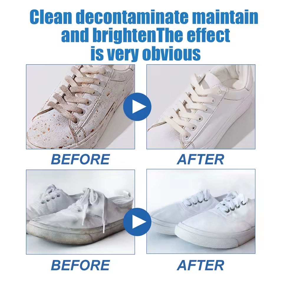 White Shoes Cleaning Cream Powerful Stain Remover Cleaning Cream
