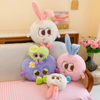 Cute Monster Plush Doll - Girls' Sleep Pillow, Princess-Style Birthday Gift