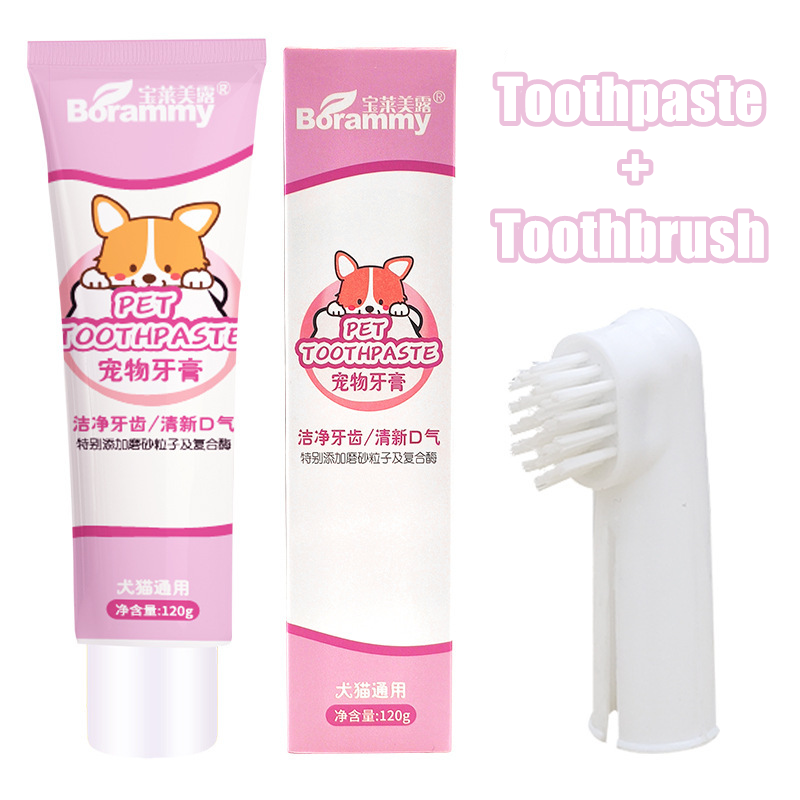 Edible Dog Toothpaste 120g for Cats To Remove Bad Breath And Calculus Pet Toothpaste