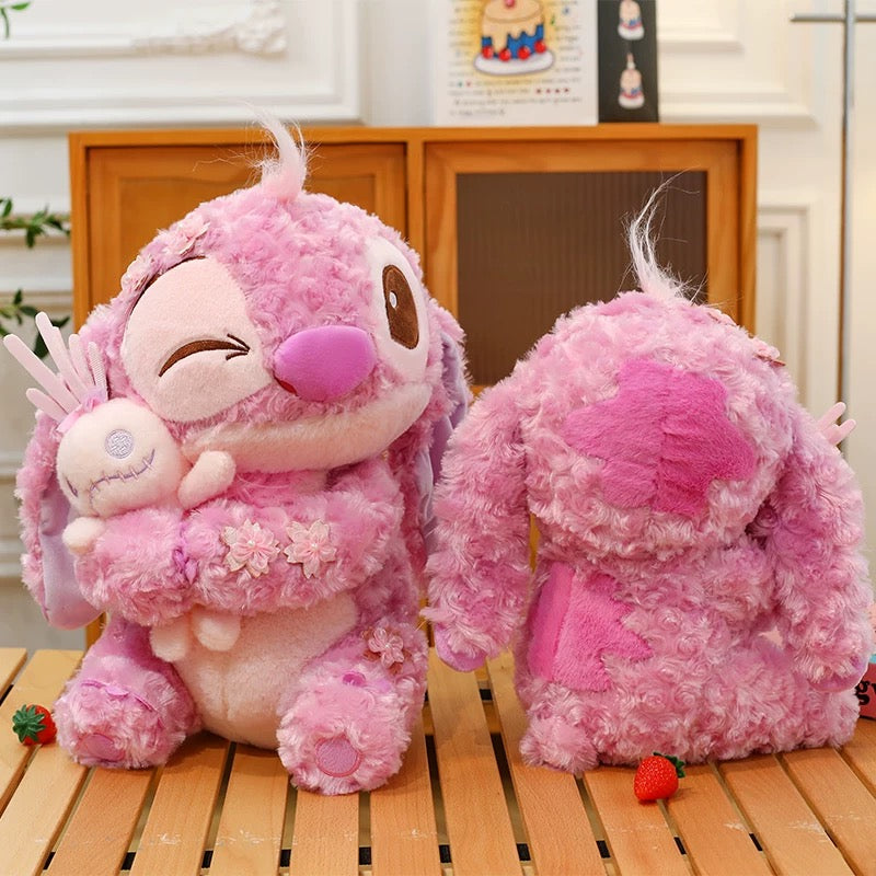 Cherry Blossom Pink Cute Plush Toy Super Soft Sleeping Cuddle Doll Birthday Friend Gift