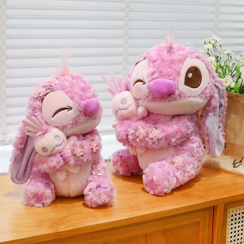 Cherry Blossom Pink Cute Plush Toy Super Soft Sleeping Cuddle Doll Birthday Friend Gift